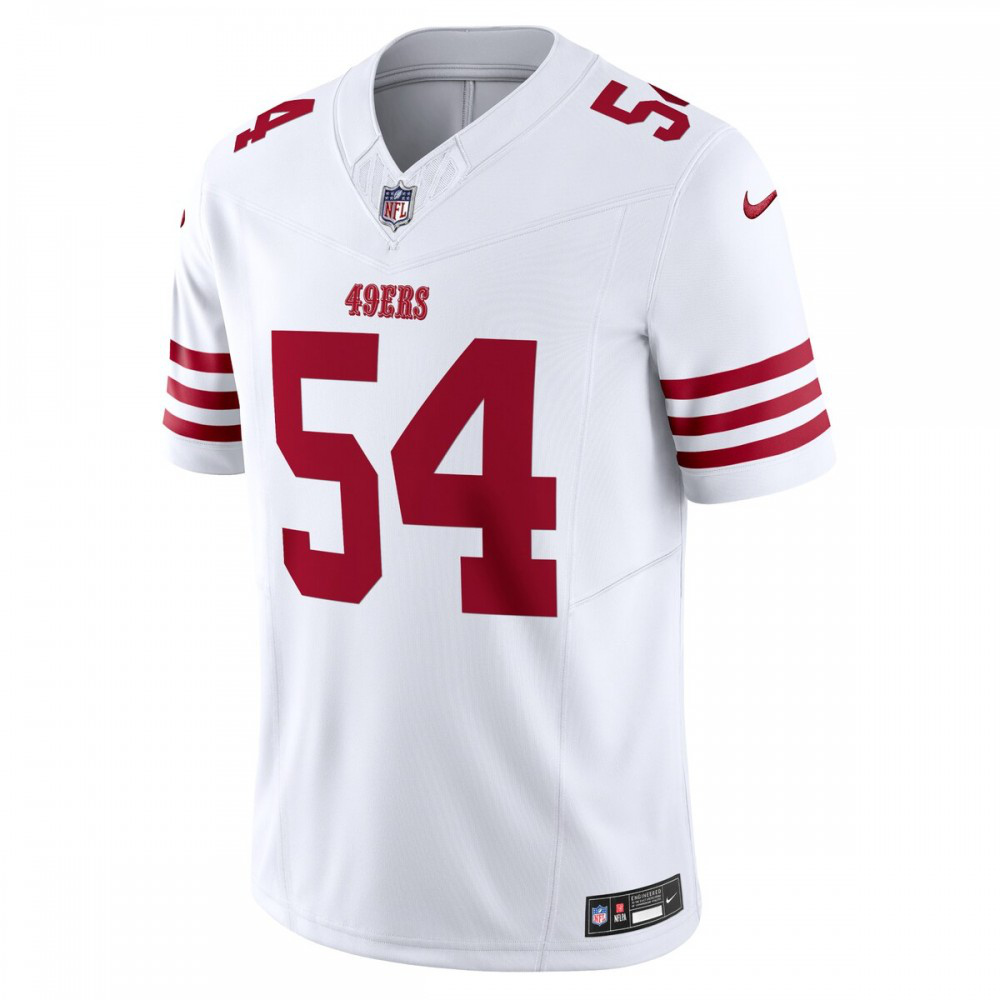 Fred Warner San Francisco 49ers Nike Vapor F.U.S.E. Limited Jersey - White-GridironStore